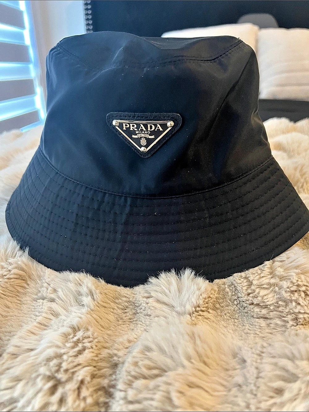 Prada Re-Nylon Bucket Hat Black